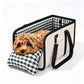 Oxford Fabric Center Console Pet Vehicle Seat Carrier for Small Dogs Cats