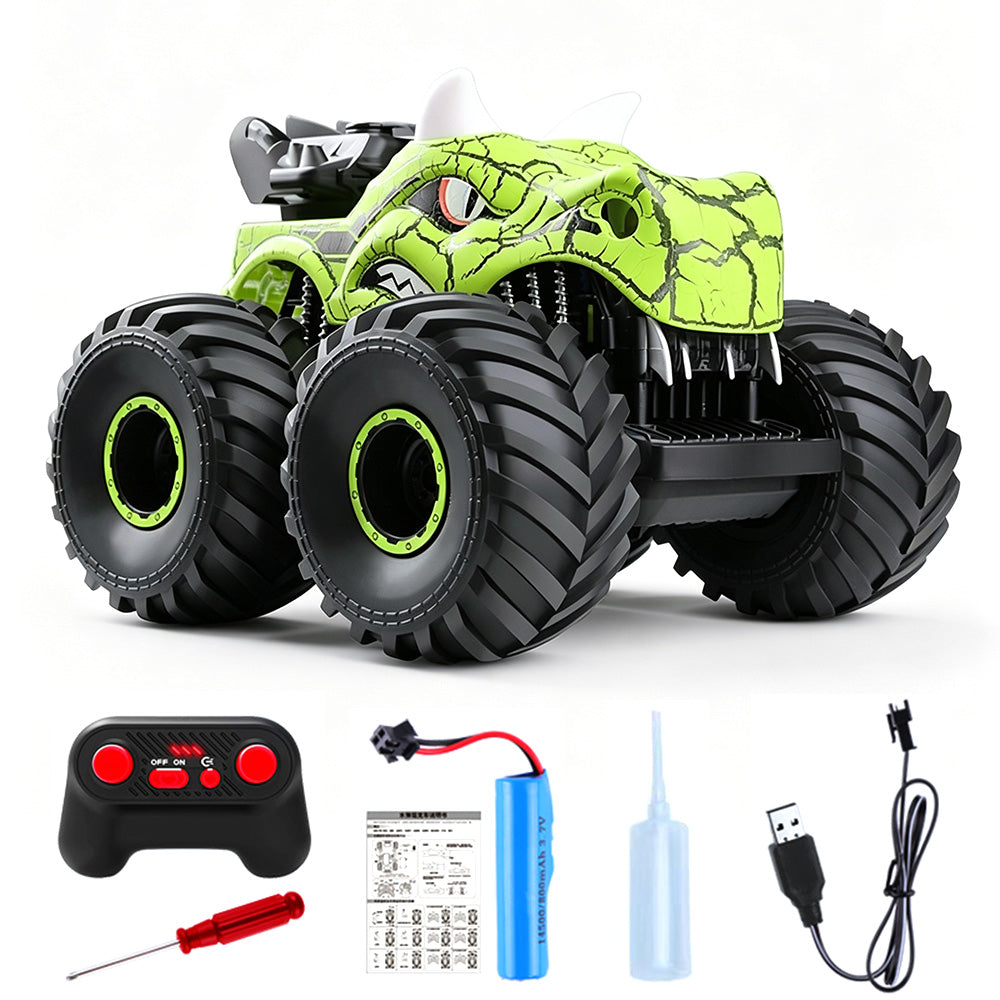 2.4G Remote Control Dinosaur Spray Off Road Truck with LED Lights