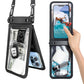9.5 inch Double Space Water-Resistant Phone Pouch with Lanyard Underwater Seal Case Dry Bag