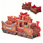 Santa Gift Train Christmas Cardboard Gift Box Present Holder Home Decoration