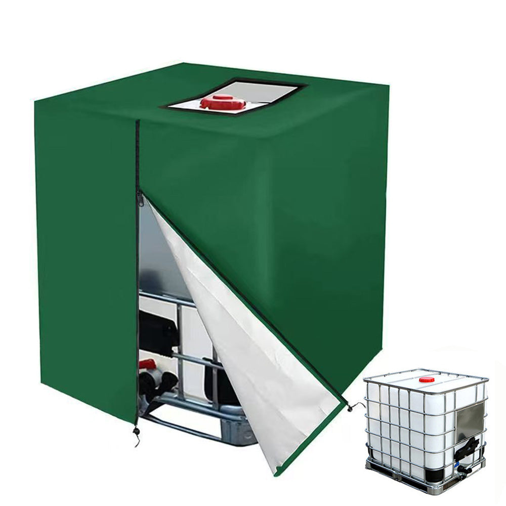 420D Oxford Fabric Cover for 1000L IBC Water Tank with Zipper