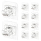 10 Pcs No Drill Curtain Rod Holder Self Adhesive Hook for Smooth Surface