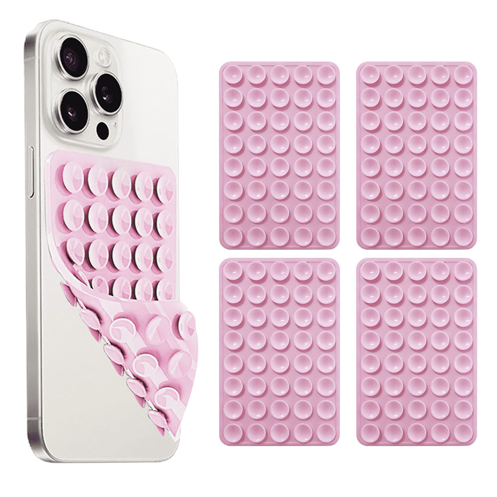5 Pack Double Sided Silicone Phone Suction Pad 80 Stickers Grip for Car Desk Holder