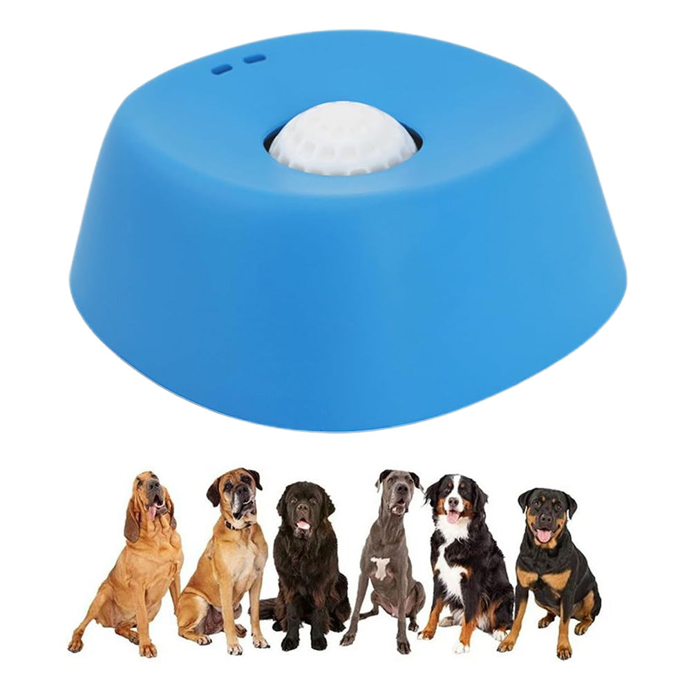 Slow Feeder Dog Bowls With Rolling Ball Anti-Choking For Liquid Treat