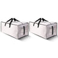 2X83L Moving Bag with Dual Zippers Handles Large Storage Bag for Home School