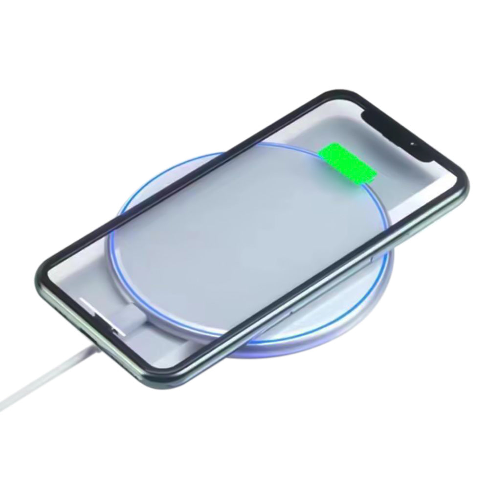 Fast Wireless Charger Pad with Mirror Surface for Phone