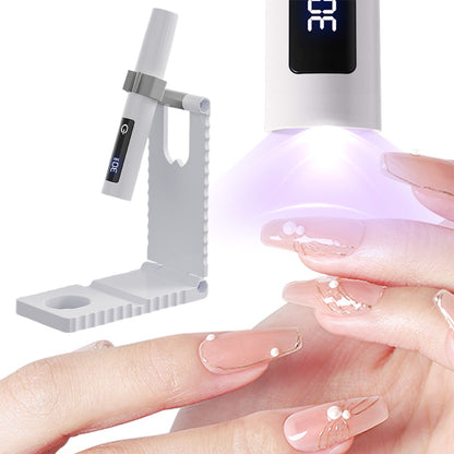 Portable Touch Nail Lamp - Cordless Mini LED Gel Curing Light with Timer