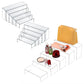 10Pcs U Shape Clear Acrylic Jewellery Display Rack
