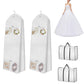 2Pcs Portable Wedding Dress Garment Storage Bag
