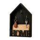 Vintage Key Holder Wall Mount with 3 Metal Hooks Key Rack for Entryway Living Room