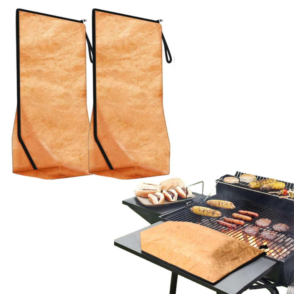 2Pcs BBQ Blanket Resting Meat Reusable Zippered Large Capacity