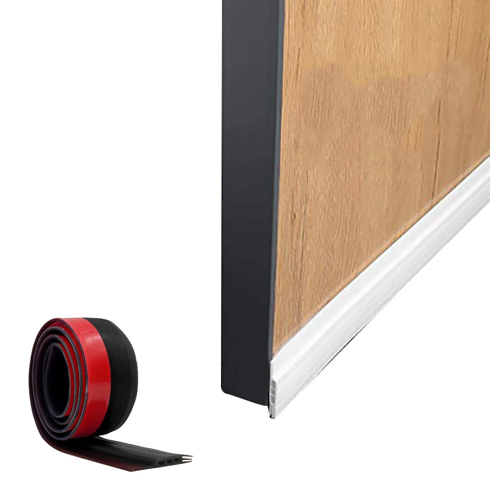 3 Self-adhesive Silicone Door Draft Seal Strip