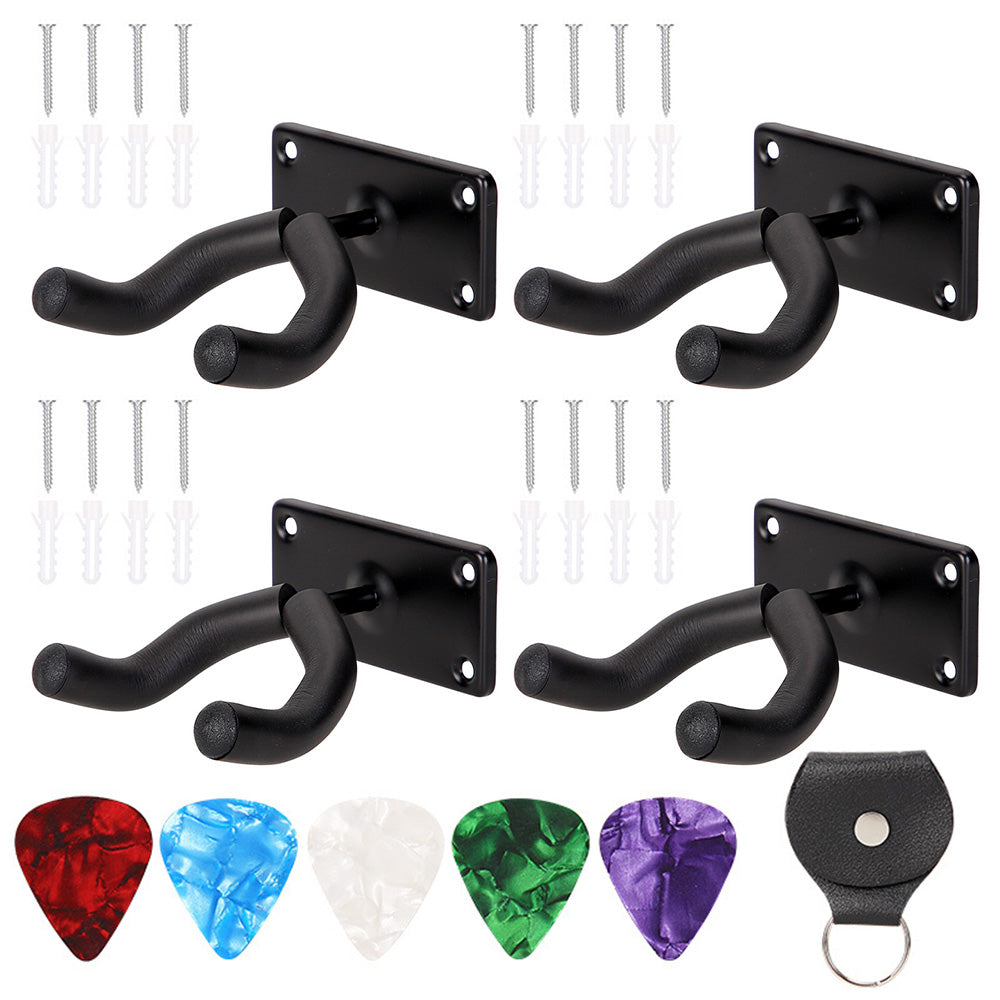 Guitar Wall Mount Holder Metal Stand for Acoustic and Electric Guitar