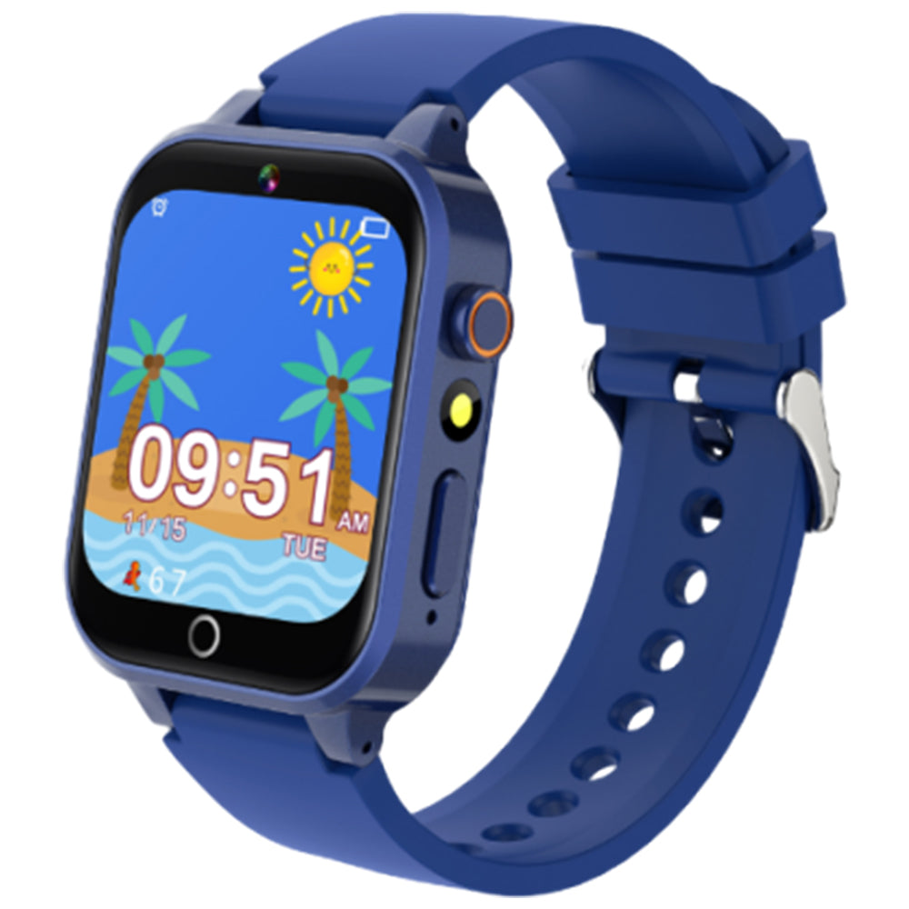 Kids Smart Watch Touch Screen Elastic Strap Smartwatch with Video Camera Pedometer