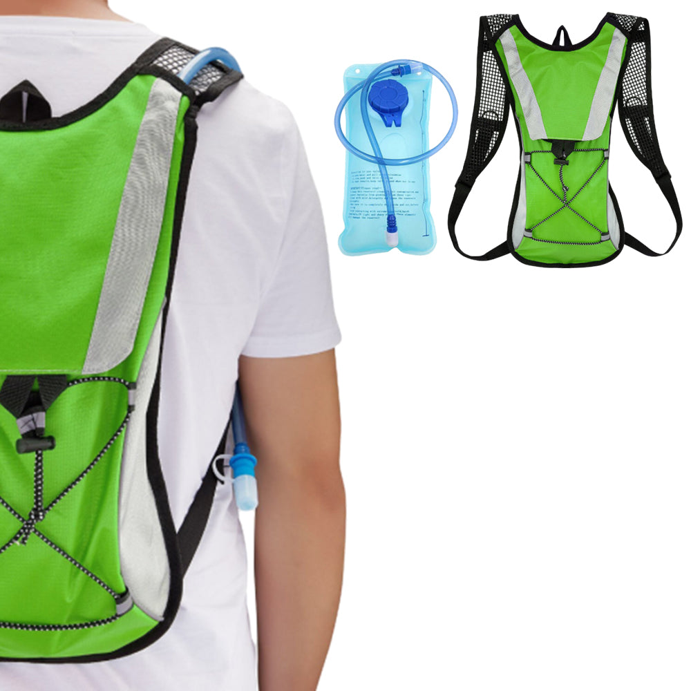 Hydration Pack Backpack Bag With 2L Water Bladder For Hiking Camping