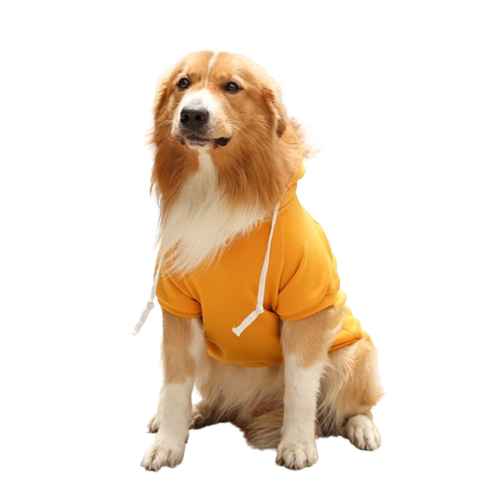 Warm Winter Pet Hoodie with Zipper Pockets