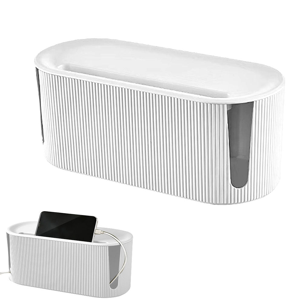 Cable Storage Box Wire Management Case Power Plug Socket Organizer Box