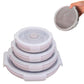 4Pcs Collapsible Food Storage Containers with Lid Microwave Freezer Security