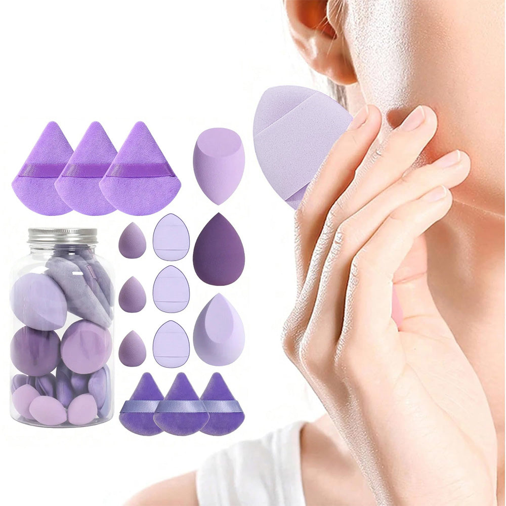 Makeup Sponge Set with Storage Case