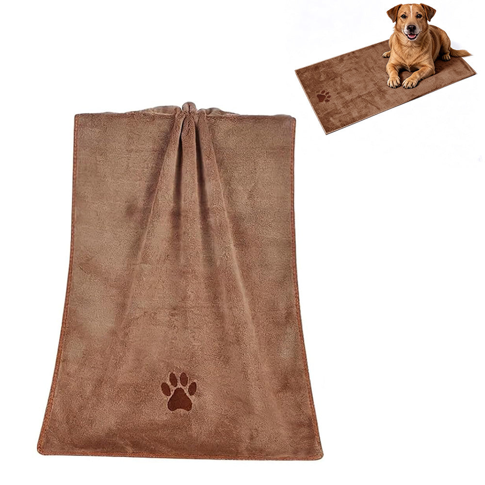 70x140cm Microfiber Pet Towel, Absorbent Drying Towel for Dogs, Lightweight Cloth for Home and Travel