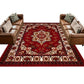 Large Floor Rug Crystal Velvet Vintage Boho Non-Slip Carpet for Bedroom Dining Room