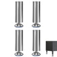 4 PCS Metal Furniture Legs Adjustable Stainless Steel Cabinet Feet for Bed Sofa Table