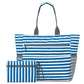 Beach Bag Large Foldable Sandproof Totes Bag With Zipper Beach Shoulder Bag