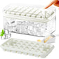 Ice Cube Tray with Lid and Bin for Freezer 64Pcs Ice Cube Mold