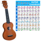 60x80cm Guitar Ukulele Chord Poster Educational Reference Guide for Beginners