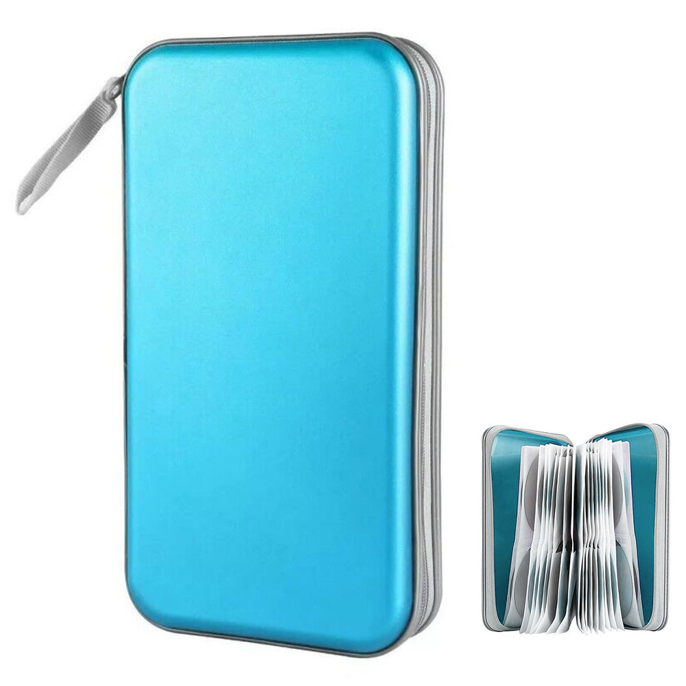 80 Capacity CD DVD Disc Holder Storage Case with Carry Handle