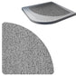 Sector PVC Anti Slip Loofah Absorbent Quick Drying Shower Mat