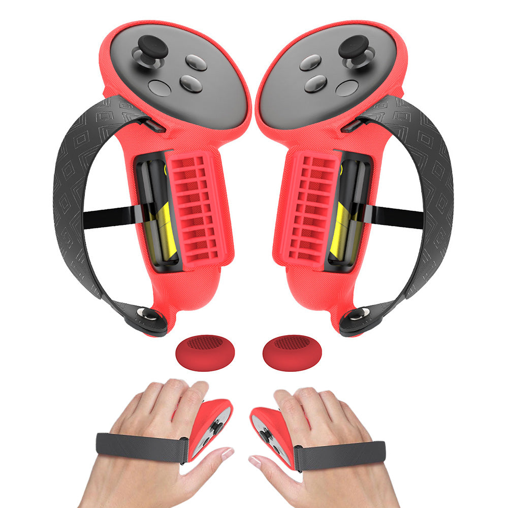 Silicone Controller Grip Cover for Oculus Meta Quest 3S Oculus Quest 3 VR Accessories