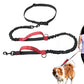 2 in 1 Hands Free Running Dog Leash for Walking Jogging