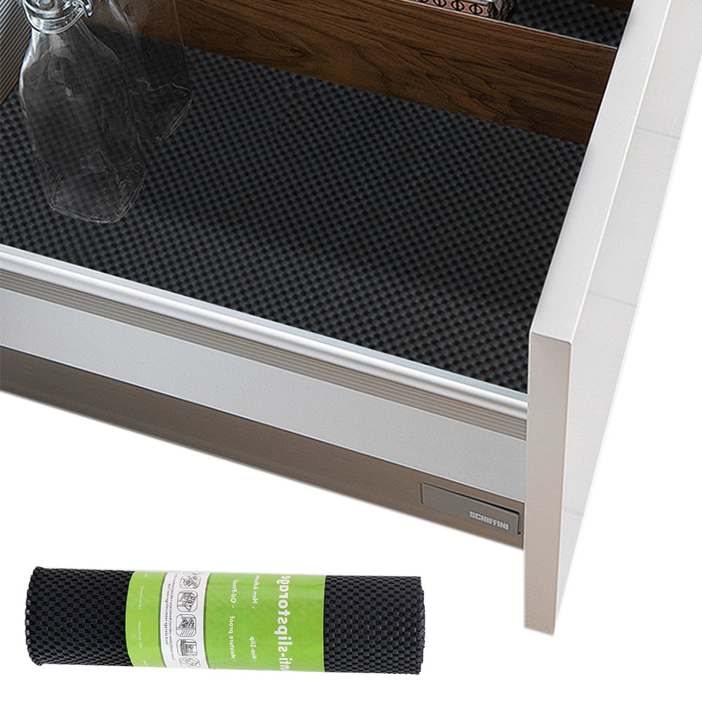 Non-Adhesive Drawer and Shelf Liner for Cabinet Wardrobe