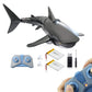 2.4G Remote Control 1:18 Scale High Simulation Shark Boat Toy for Pool Bathroom