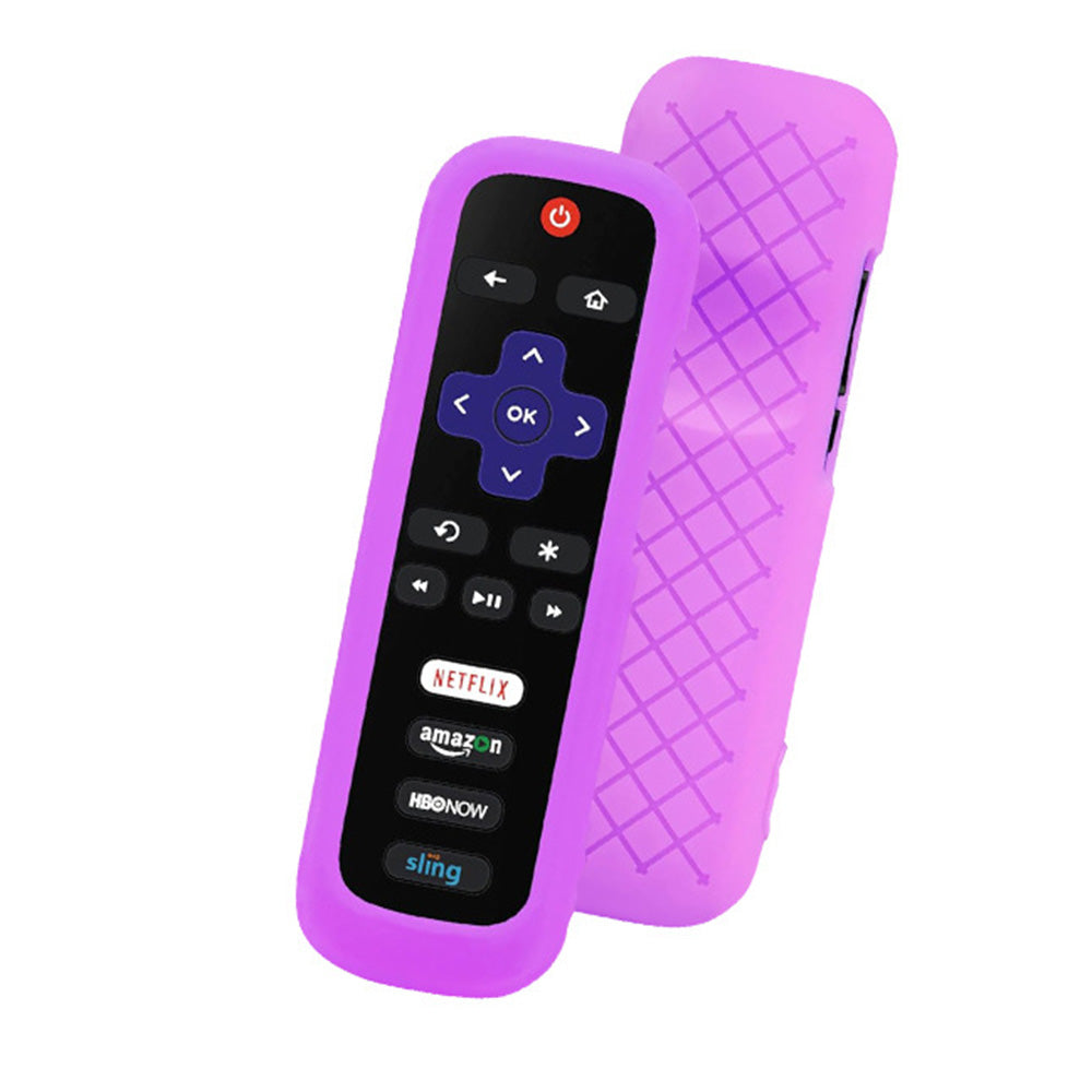 2 Pack Glow in The Dark Silicone Case Cover for Roku TV Remote