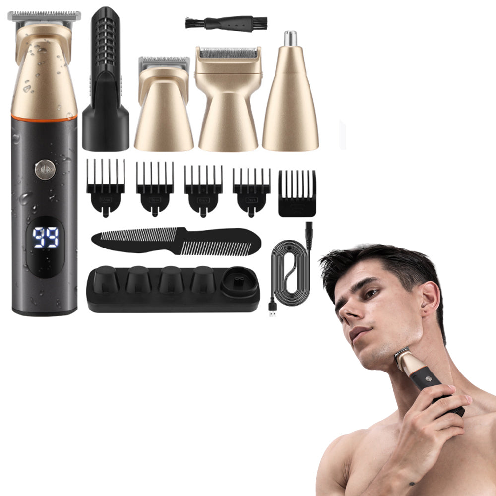 Washable Electric Hair Trimmer Kit For Men