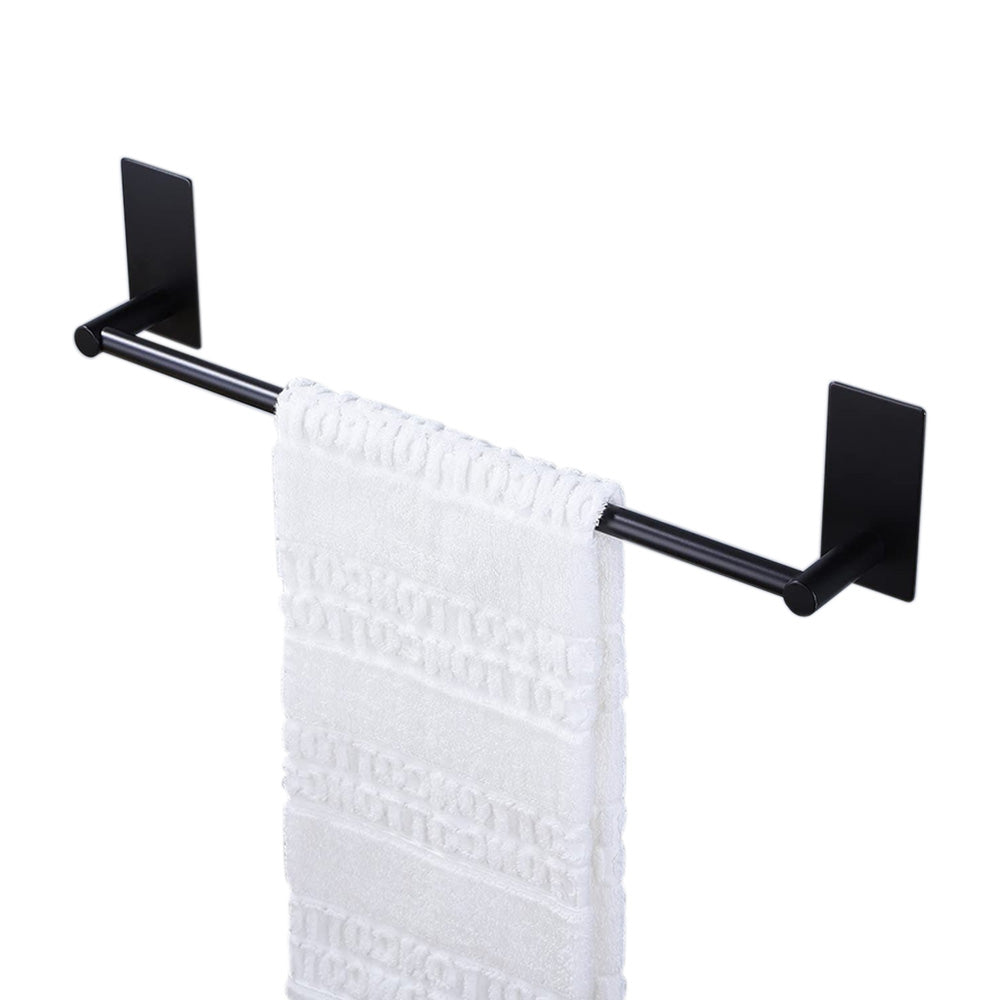 Stainless Steel Self-Adhesive Towel Rack for Bathroom No Drilling Required