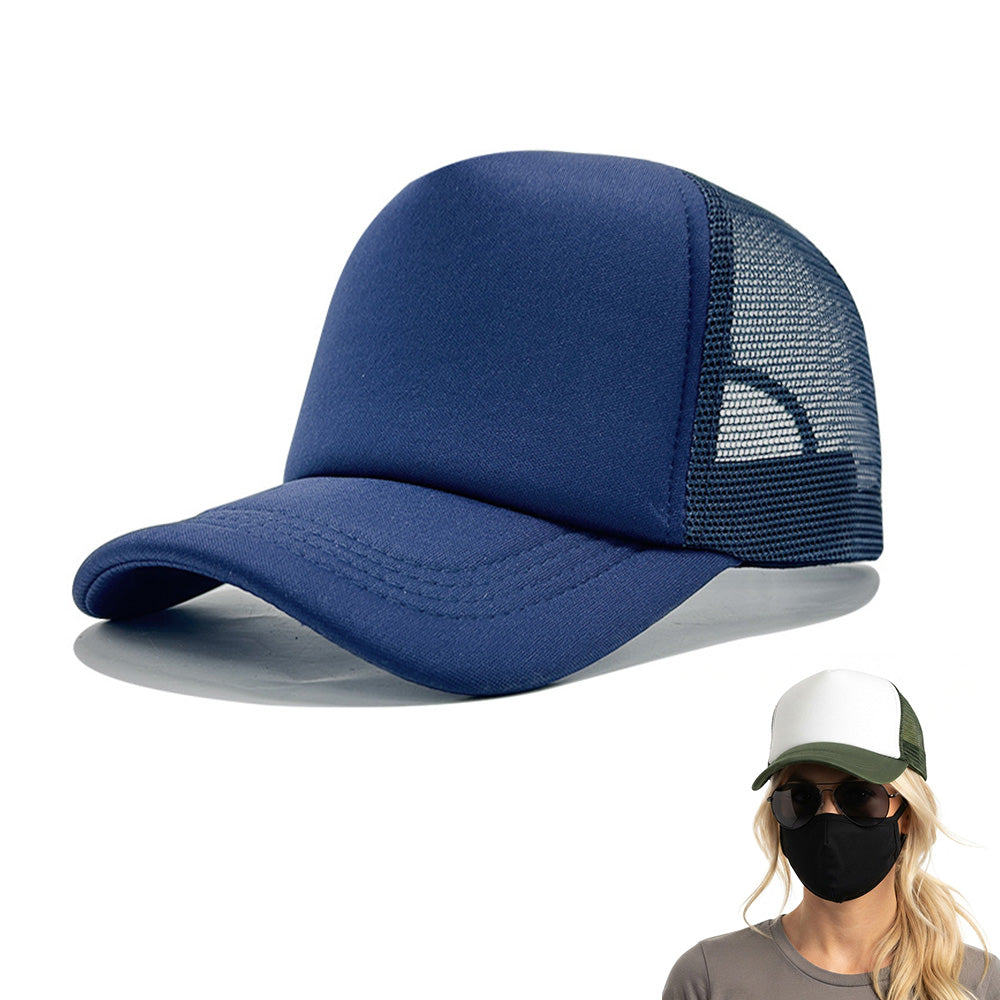 Comfortable Adjustable Baseball Cap with Breathable Mesh Trucker Hat for Outdoor