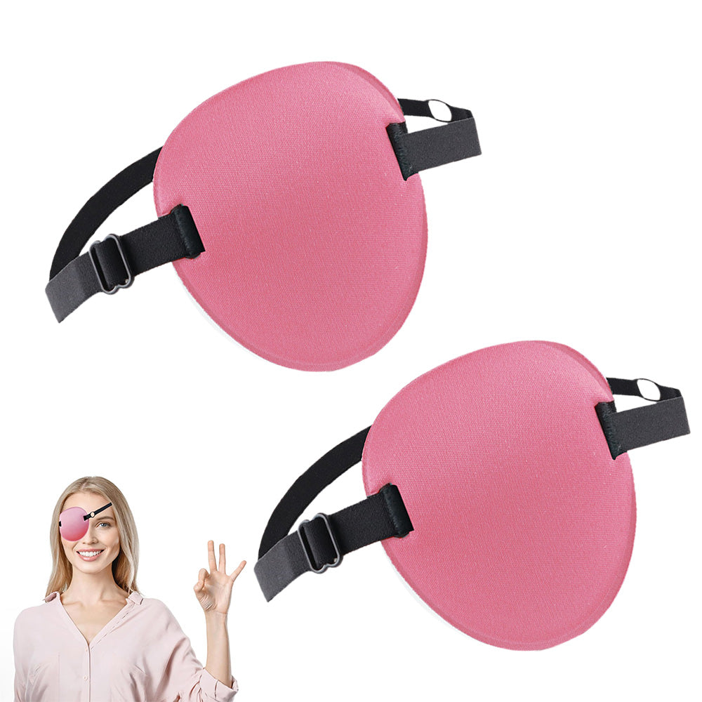 2Pcs Adjustable Lazy Eye Patches for Left or Right Eyes