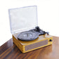 Portable Retro Bluetooth Vintage Vinyl Record Player with Speakers