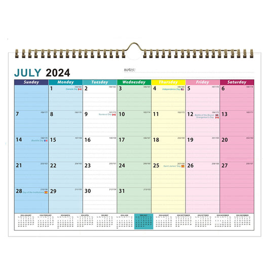 2024-2025 Wall Planner Hanging Calendar Large Poster Printing