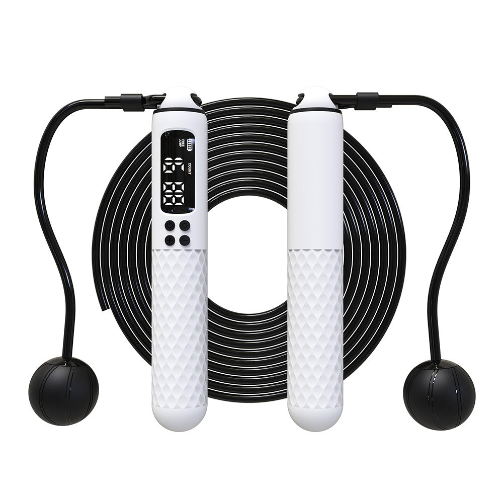 Detachable Smart Digital Jump Rope for Accurately Counts Jumps, Sets Goals and Monitors Progres