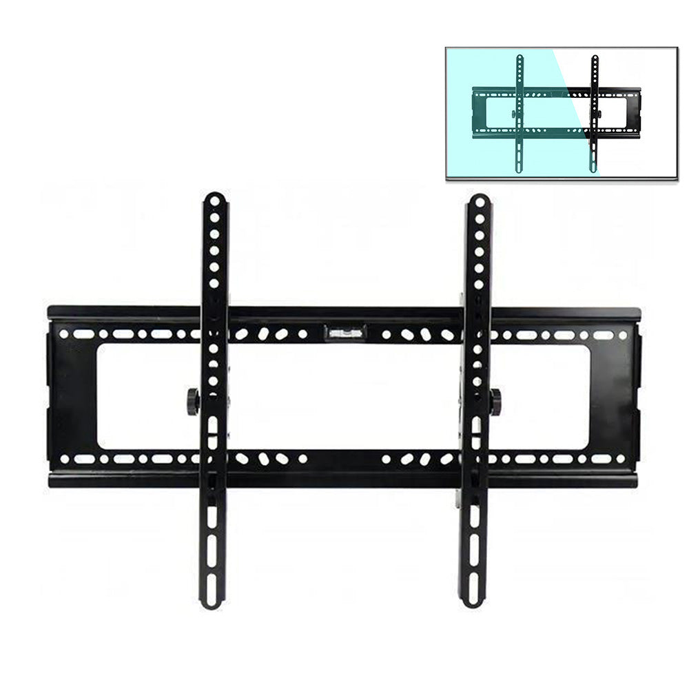 Universal Tilt TV Wall Mount Bracket Adjustable Low Profile Steel Mount