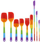 9PCS Silicone Spatula Set Non stick Spoon Utensil Baking Tools With Ergonomic Grip