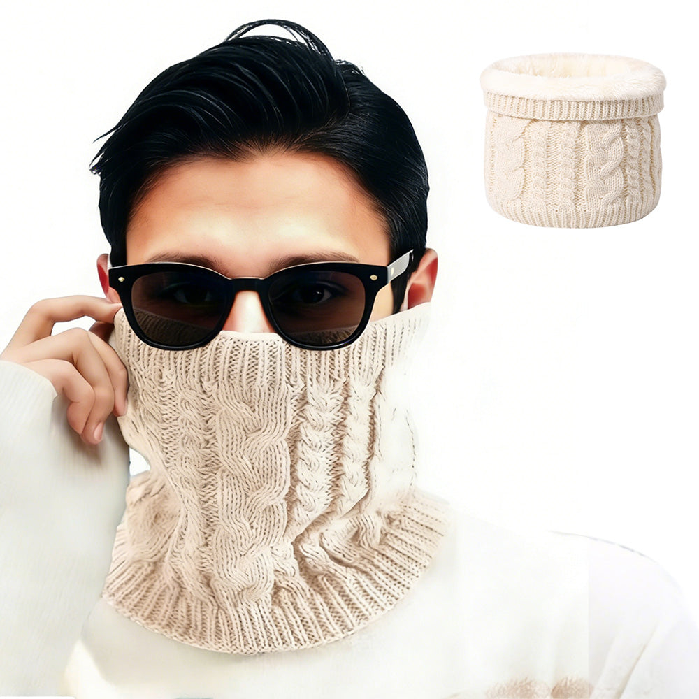 Winter Neck Gaiter Fleece Thick Neck Warmer Cover Ski Gaiters for Men Women