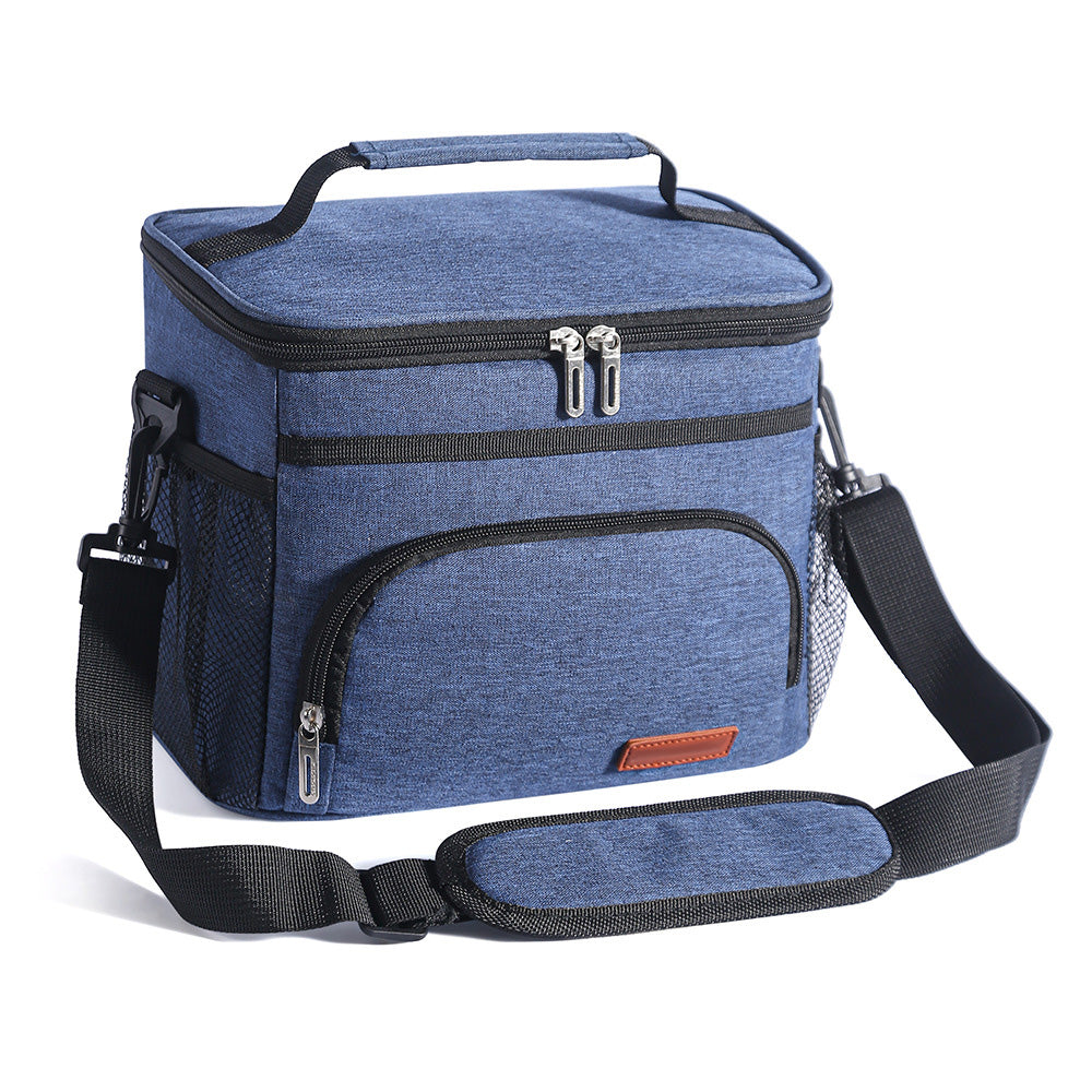 Insulated Lunch Box for Men Women Leak-Proof Cooler Lunch Bag with 4 Pockets