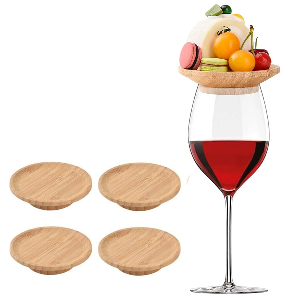 4Pcs Wine Glass Charcuterie Board Topper