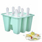 6 Cavity Ice Cream Mould Block Popsicle Molds Ice Lolly Mold With Sticks
