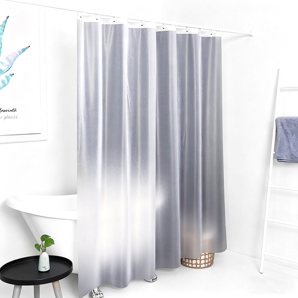 PEVA Thickened Shower Curtain Liner 180x180cm with Rustproof Grommets and Hooks